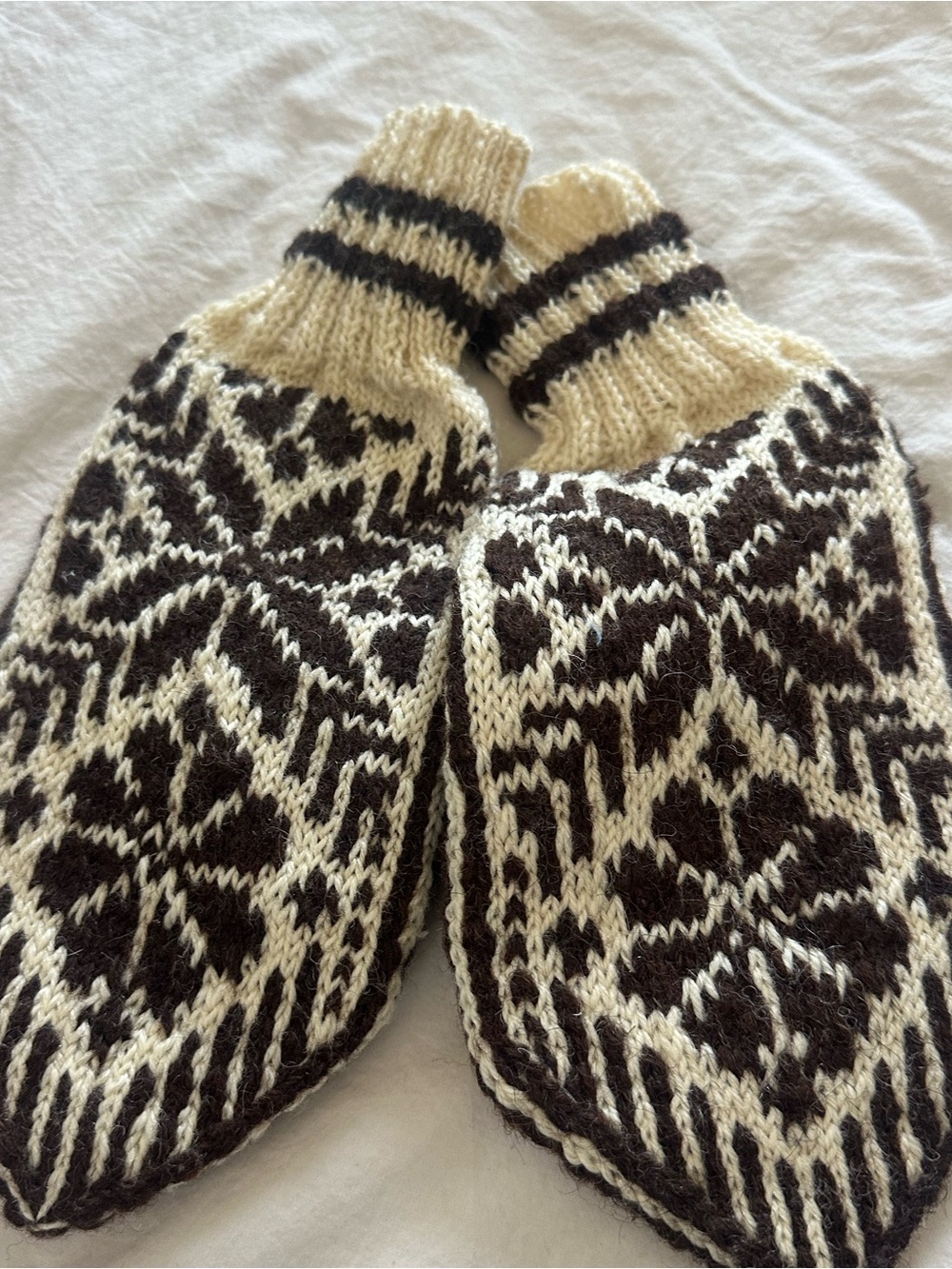 Norwegian wool mittens, often referred to as Selbu mittens